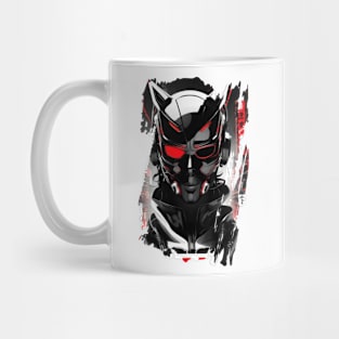 Robotic Cyber - Black and Red Mug